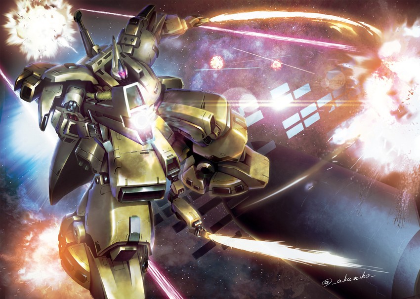 the o (gundam and 1 more) drawn by akamiho