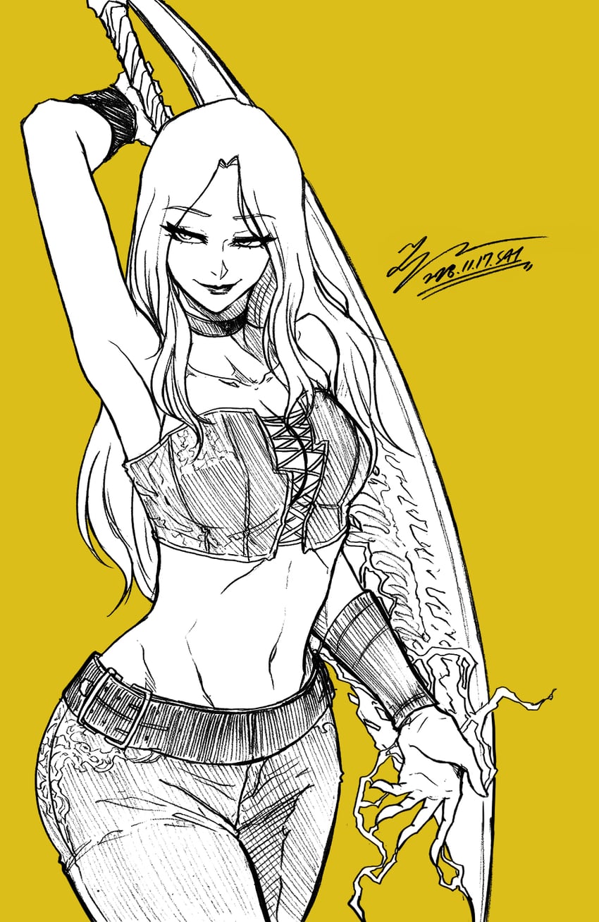 trish (devil may cry and 1 more) drawn by tryvor
