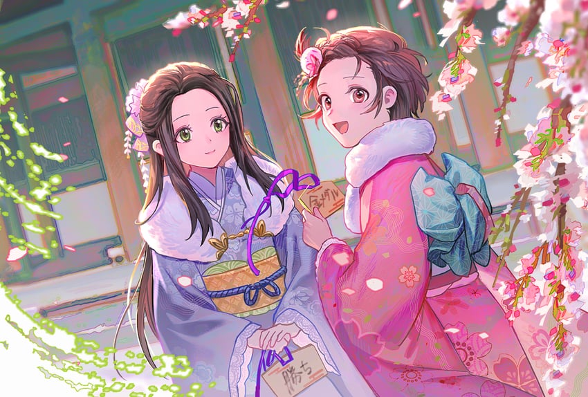 yuitsuka inori and kamisaki hikaru (medalist) drawn by lalatia-meai