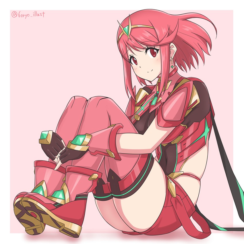 pyra (xenoblade chronicles and 1 more) drawn by ryochan96154