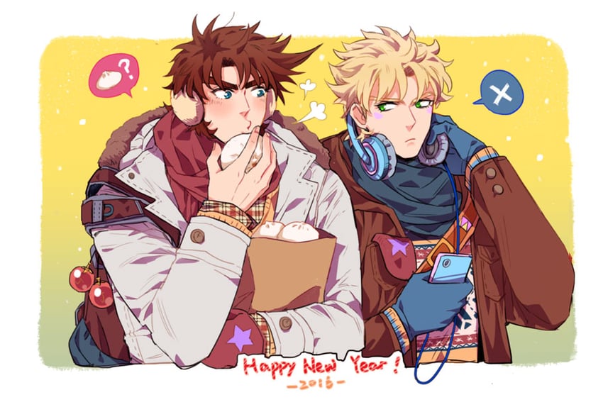 joseph joestar and caesar anthonio zeppeli (jojo no kimyou na bouken and 1 more) drawn by yway1101