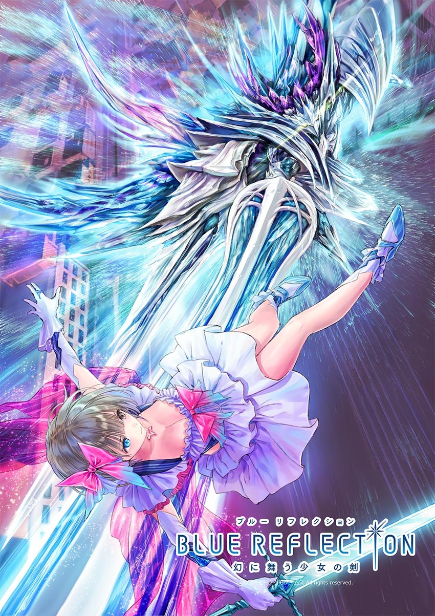 shirai hinako (blue reflection and 1 more) drawn by kishida_mel