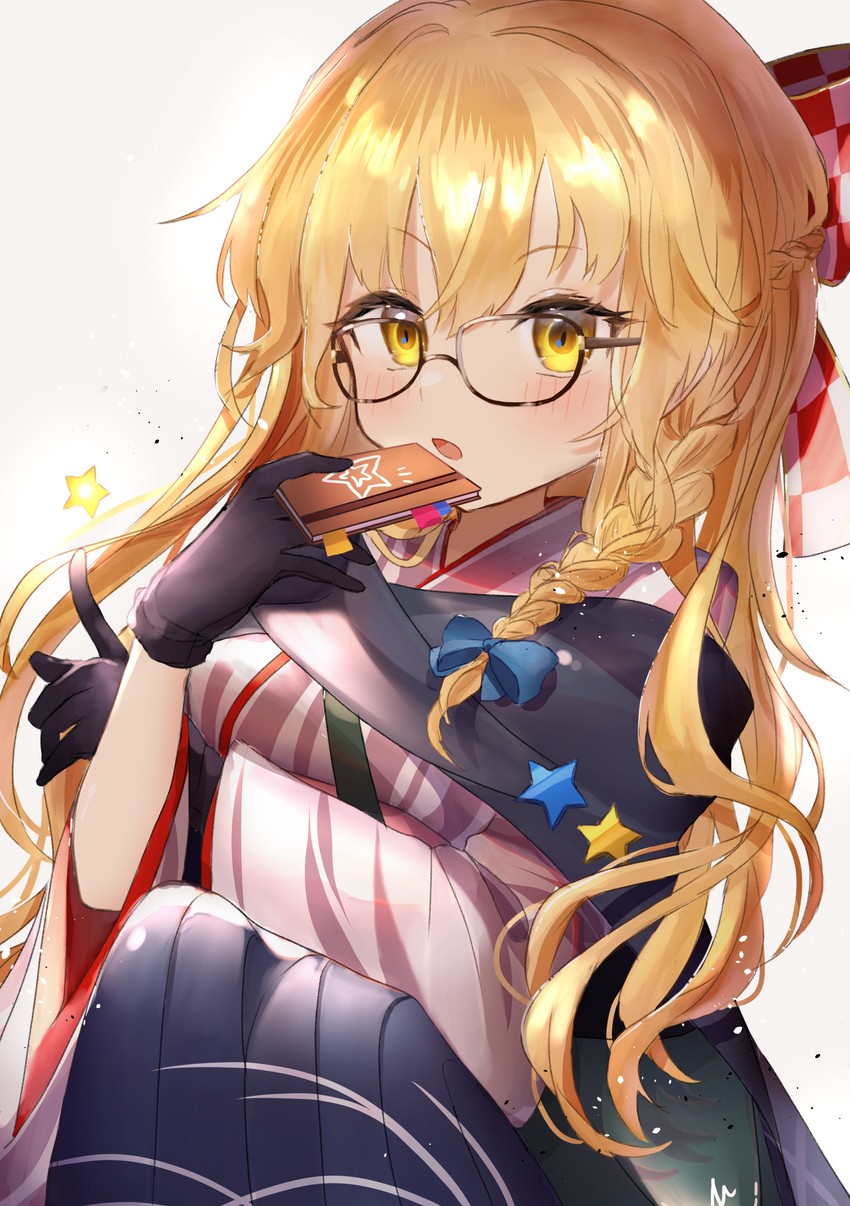 kirisame marisa (touhou and 1 more) drawn by omodaka_romu