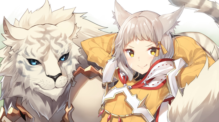 nia and dromarch (xenoblade chronicles and 1 more) drawn by yappen