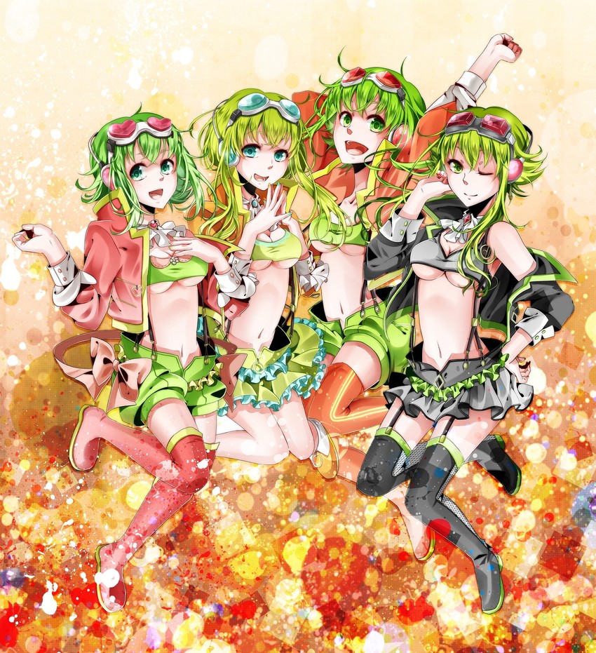 gumi (vocaloid) drawn by nou_(nounknown)