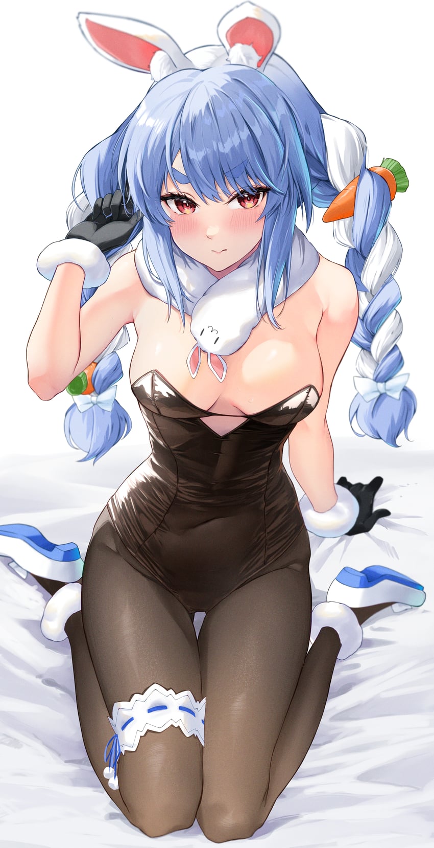 usada pekora and don-chan (hololive) drawn by meteor_(yamashou)