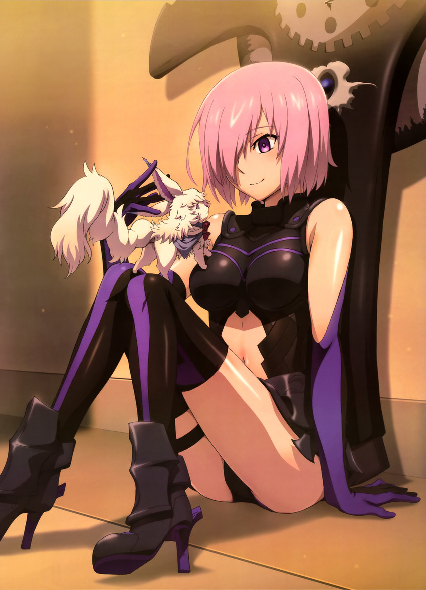 mash kyrielight and fou (fate and 3 more) drawn by gotou_keisuke