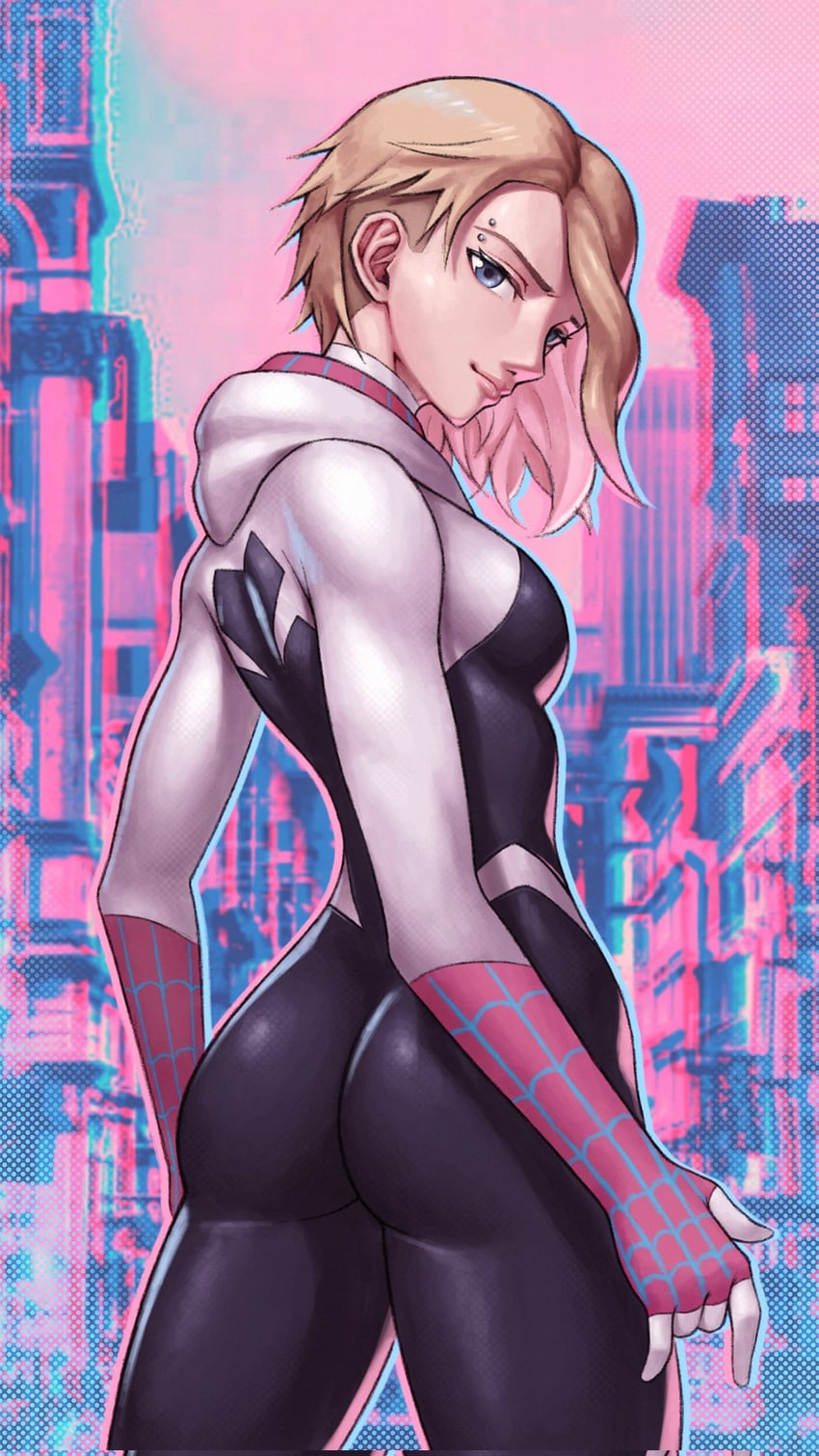 spider-gwen and gwen stacy (marvel and 4 more) drawn by skylock