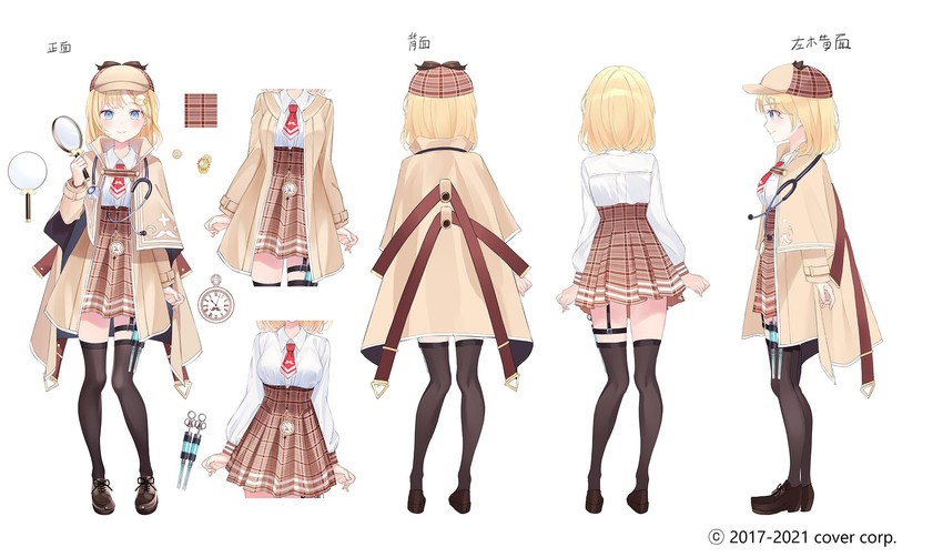 watson amelia (hololive and 1 more) drawn by nabi_(uz02)