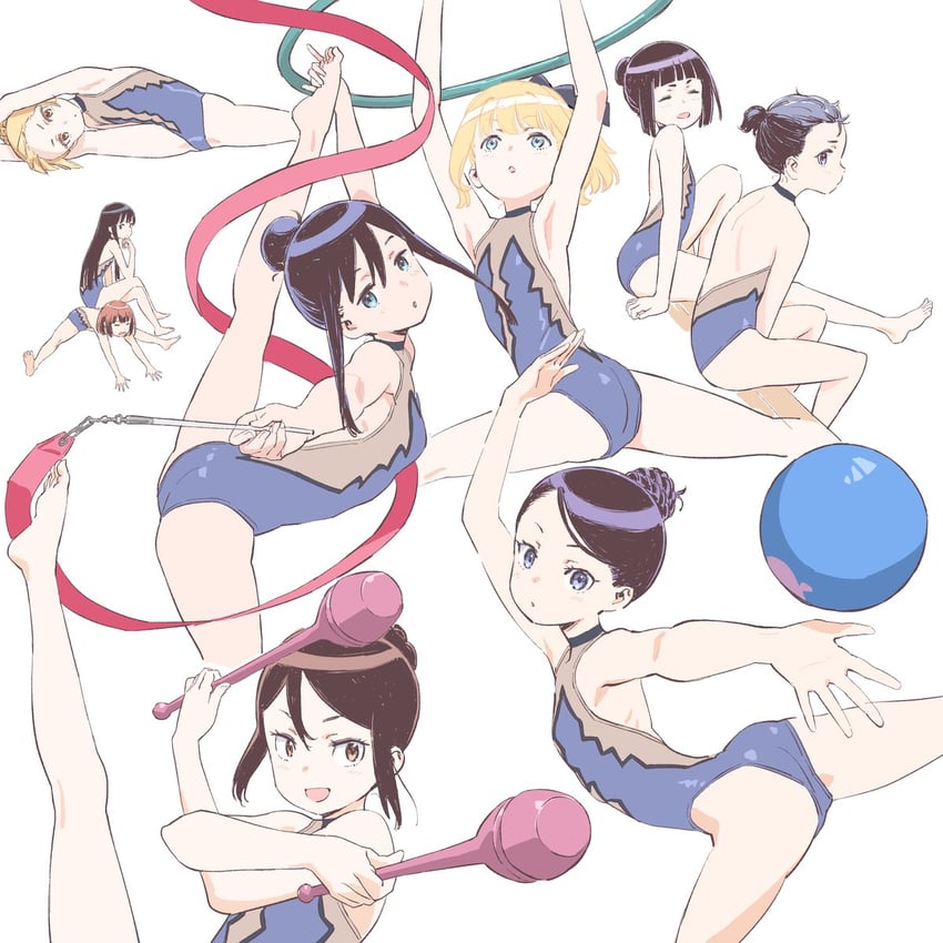 nitobe saki, milana sidorova, fujisawa kana, annaka moe, kusunoki risa, and 1 more (sword art online and 1 more) drawn by yoshinari_kou