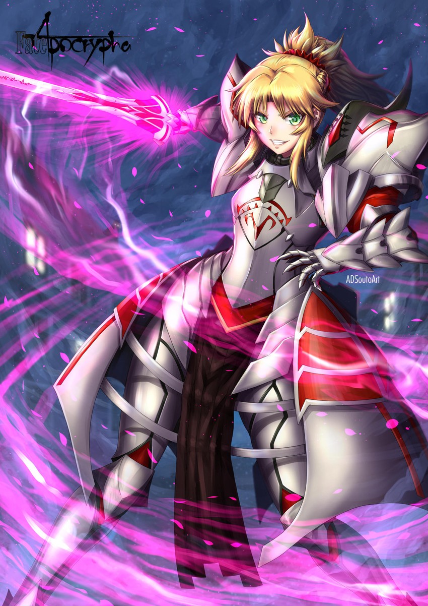mordred (fate and 1 more) drawn by adsouto