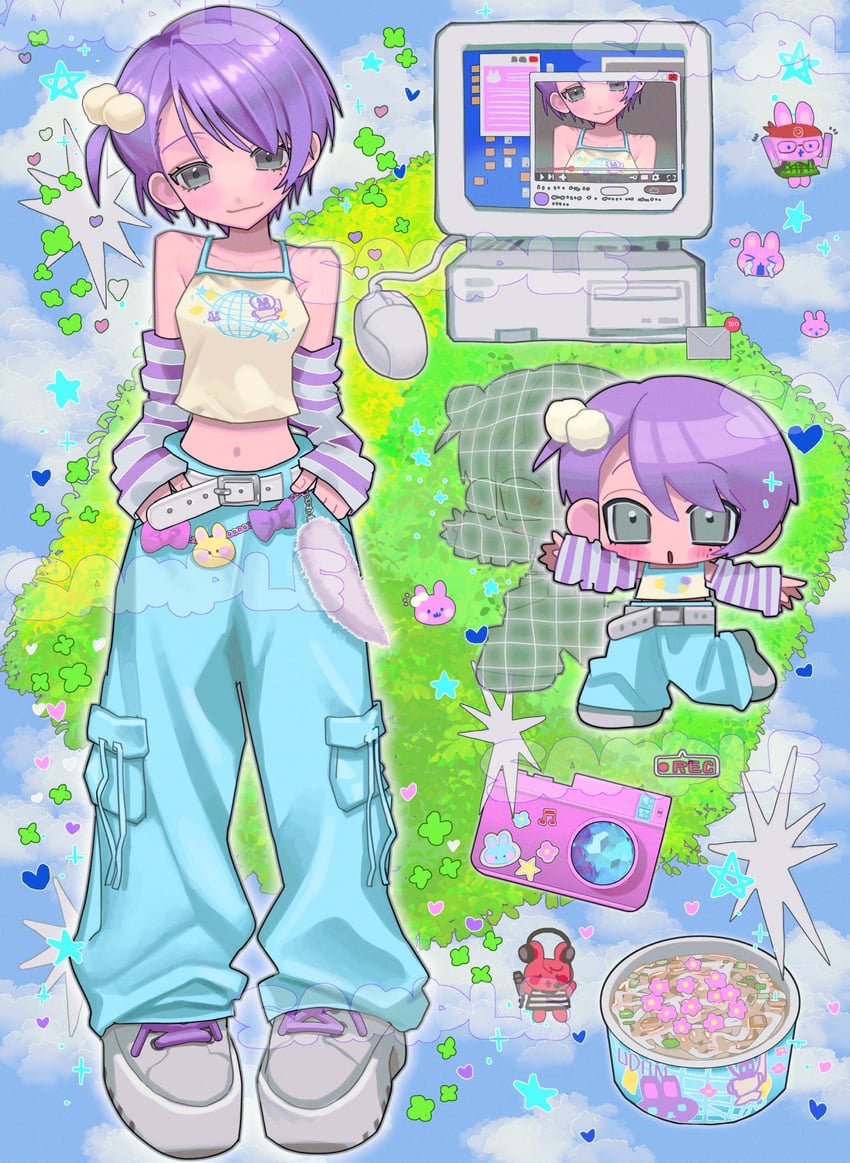 original and 1 more drawn by poin_(goruchopame)