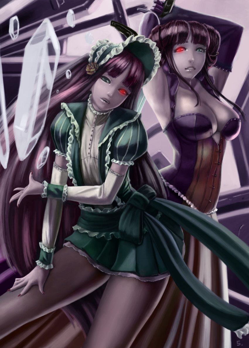 stella lecarde and loretta lecarde (castlevania and 1 more) drawn by control5