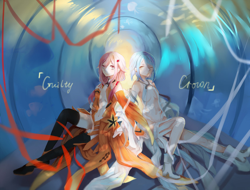 yuzuriha inori and carol (guilty crown and 1 more) drawn by yolle