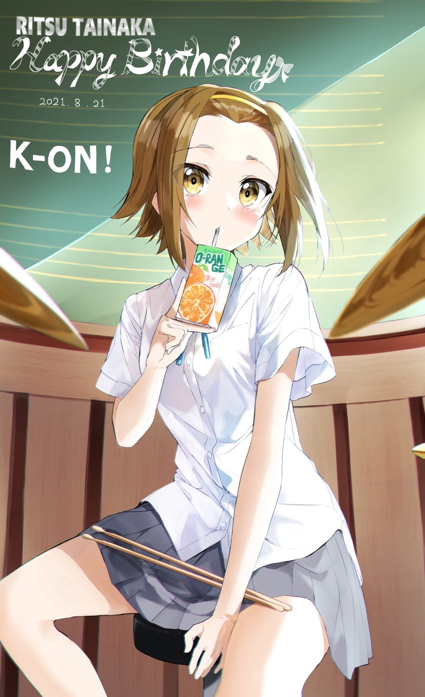 tainaka ritsu (k-on!) drawn by pentagon_(railgun_ky1206)