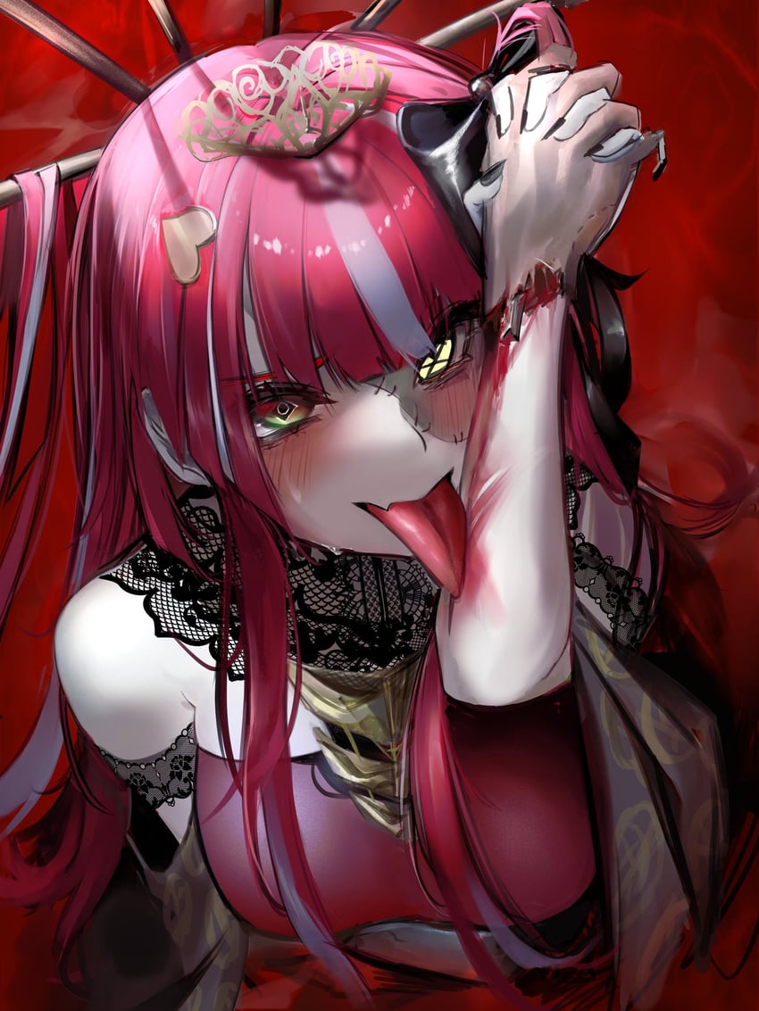 kureiji ollie (hololive and 1 more) drawn by mookie_(e_mook9)