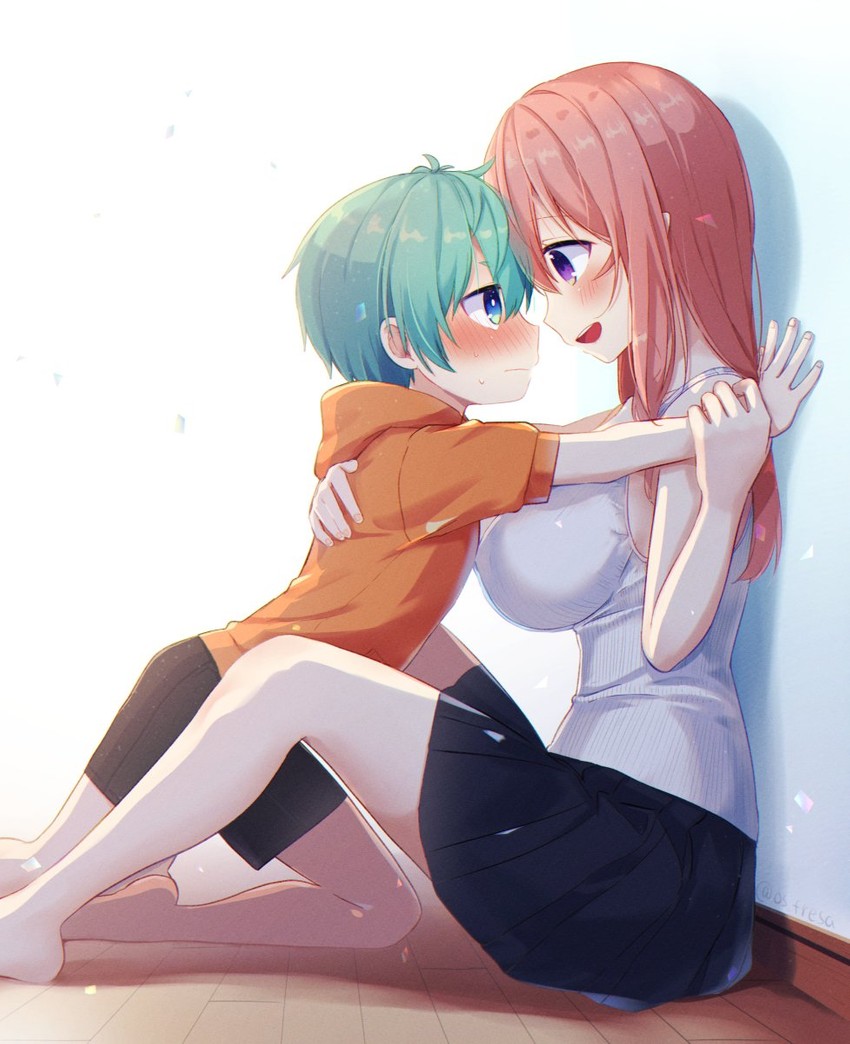nei akutsu and souta kandori (original) drawn by os_(os_fresa)