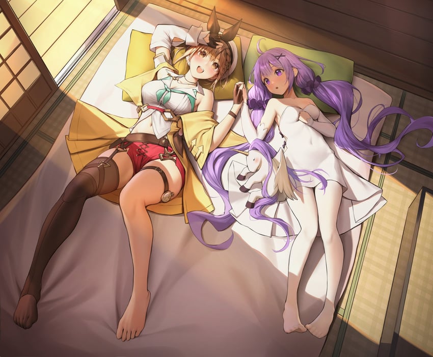 reisalin stout and unicorn (azur lane and 3 more) drawn by zhenli-mari