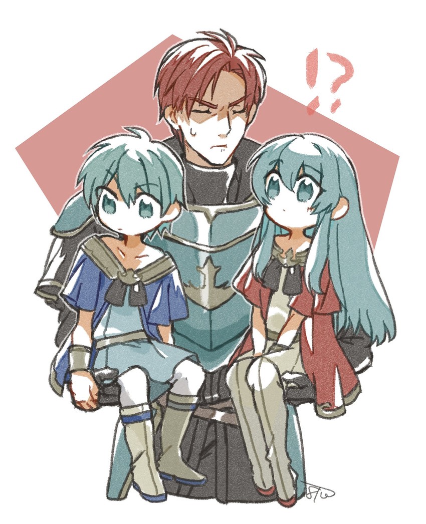 eirika, ephraim, and seth (fire emblem and 2 more) drawn by batoson54