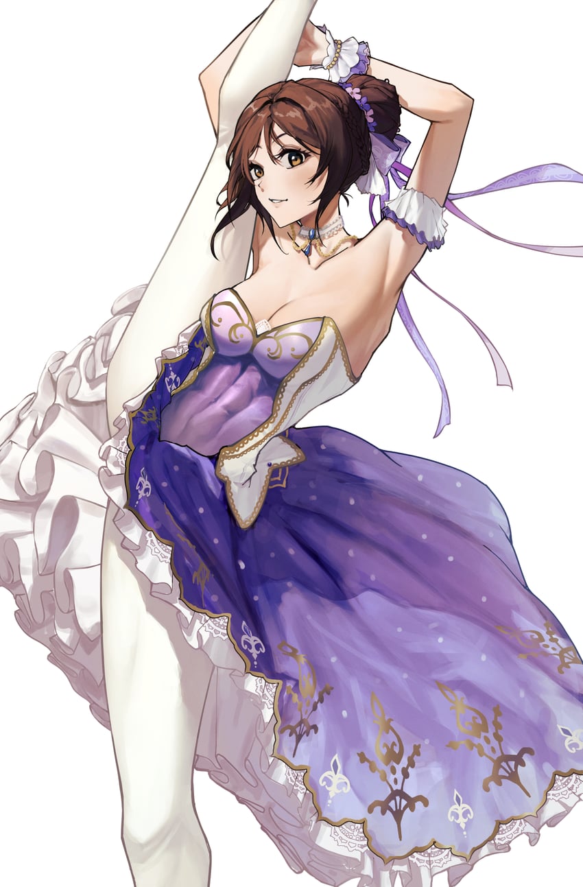 ayase honoka (idolmaster and 1 more) drawn by madoro_q