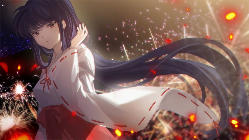 kikyou (inuyasha) drawn by jiegeng_zhuye