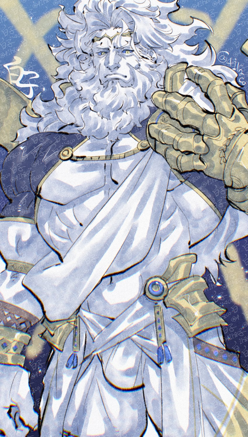 zeus (fate and 2 more) drawn by shirako_(kirupi)