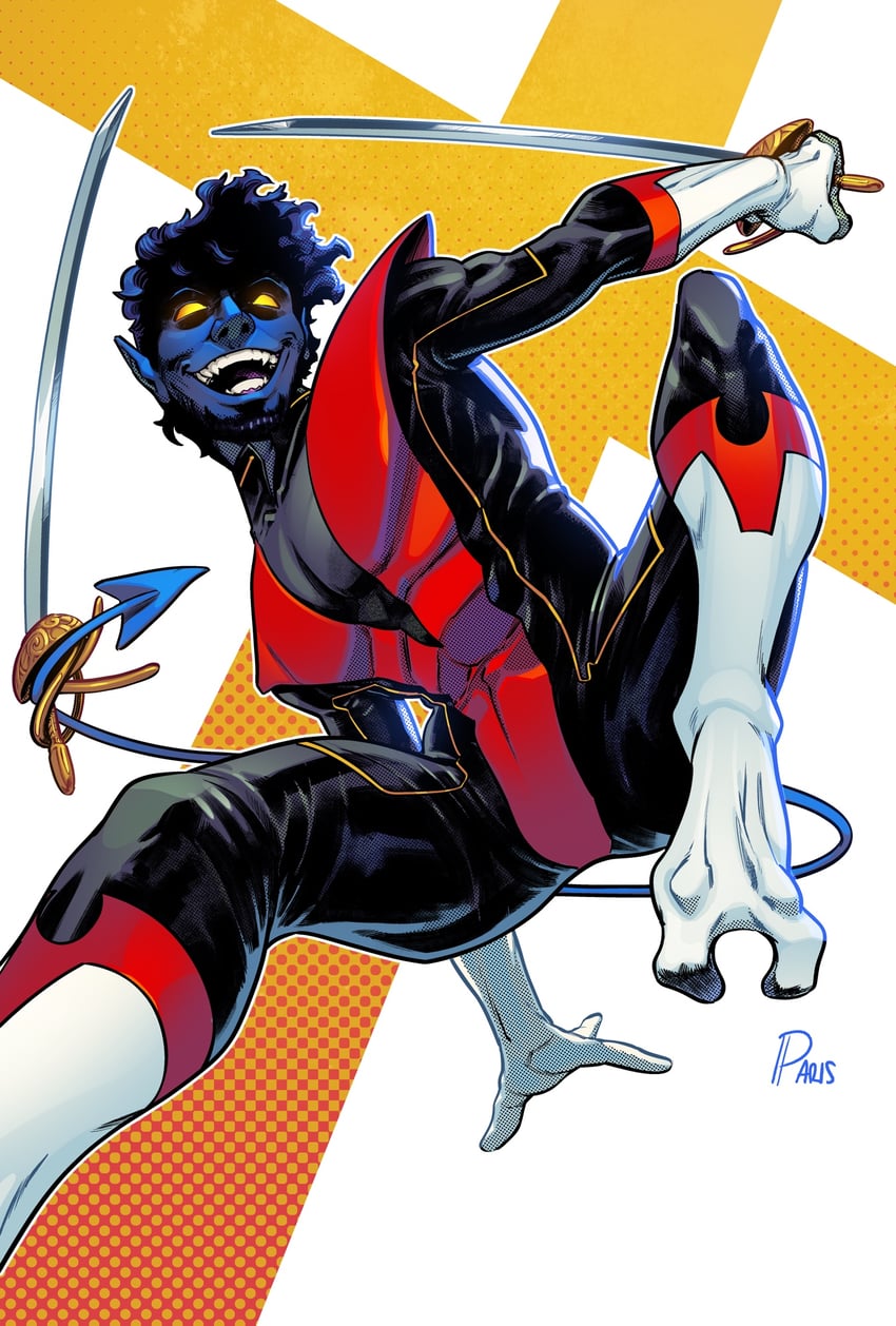 nightcrawler (marvel and 1 more) drawn by paris_alleyne
