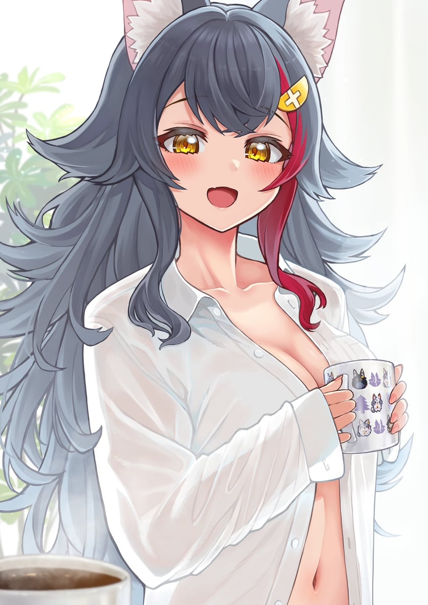 ookami mio (hololive) drawn by @-you_(you_2023_8_16)