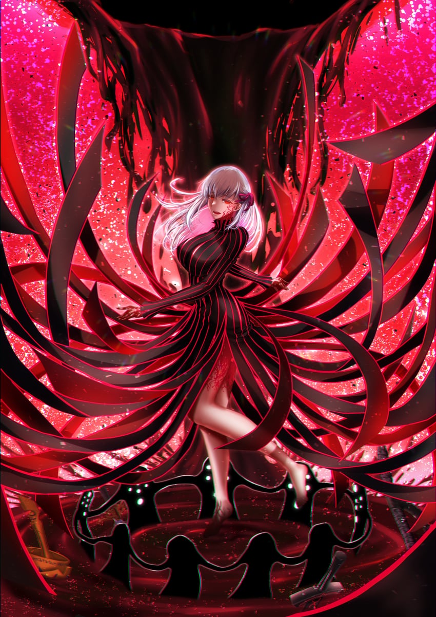 matou sakura, dark sakura, and shadow (fate and 2 more) drawn by thirukin