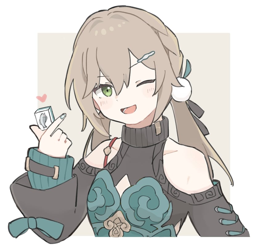 qingque (honkai and 1 more) drawn by hamu_(hamusand)