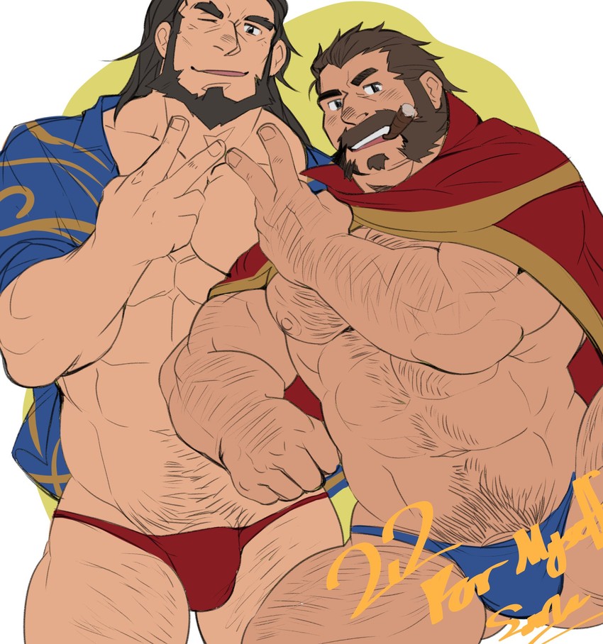 graves and twisted fate (league of legends) drawn by glensaru