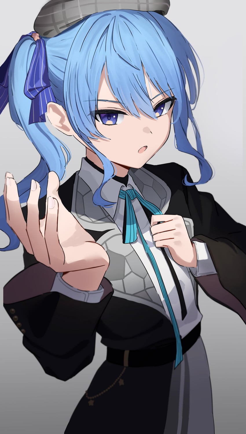 hoshimachi suisei (hololive and 1 more) drawn by shumpi
