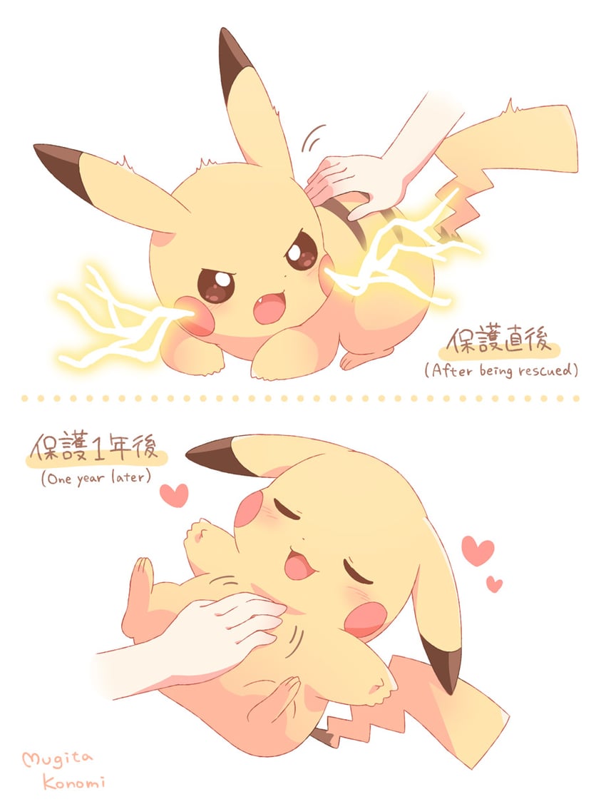 pikachu (pokemon) drawn by mugita_konomi