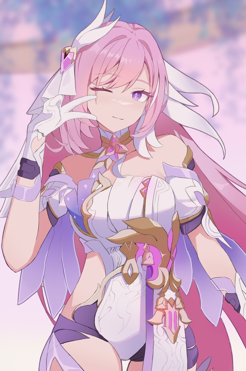 elysia (honkai and 1 more) drawn by hui_yu_yu_yu_ye
