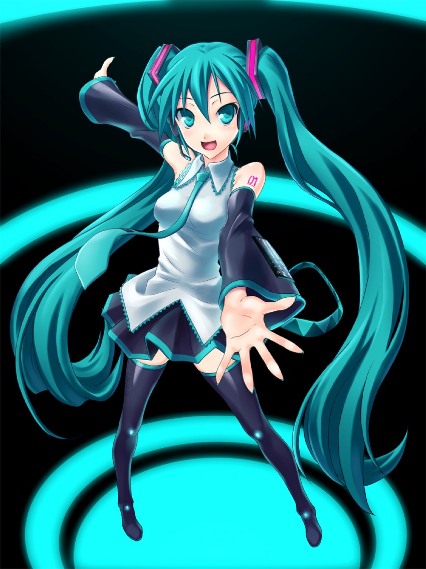 hatsune miku (vocaloid) drawn by norizou_type-r
