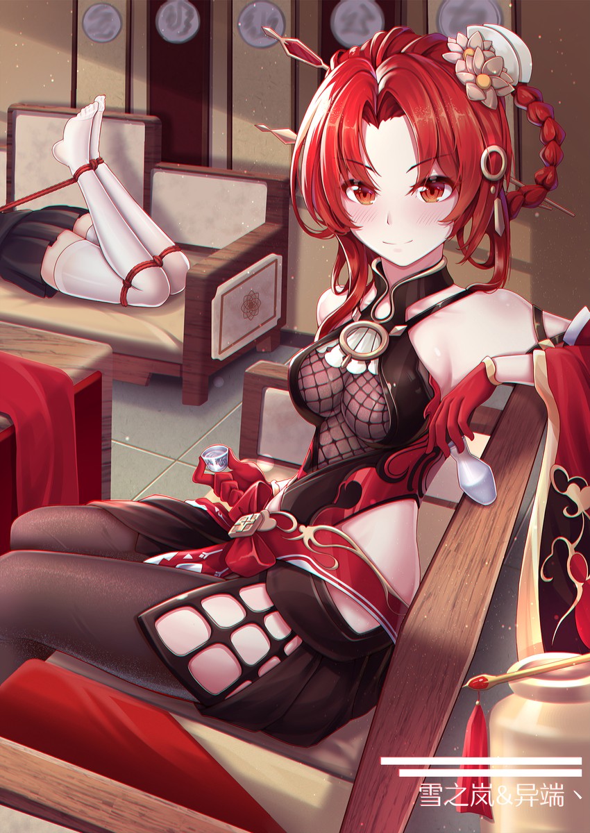 murata himeko (honkai and 1 more) drawn by yiduan_zhu