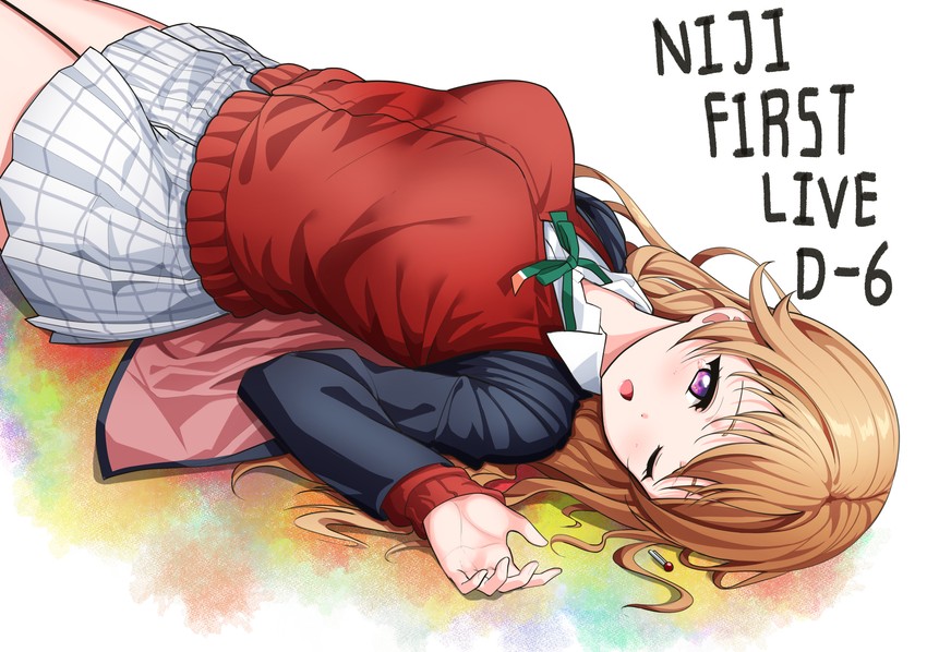 konoe kanata (love live! and 2 more) drawn by sodmango