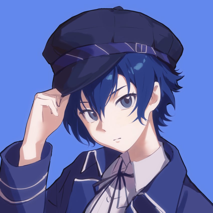 shirogane naoto (persona and 1 more) drawn by naohaji