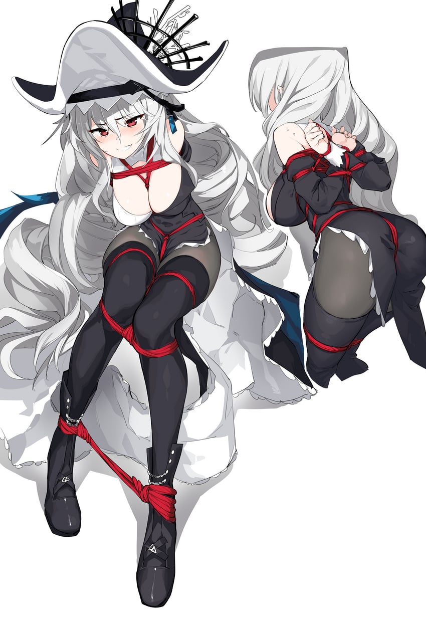 specter and specter the unchained (arknights) drawn by kinbakuman