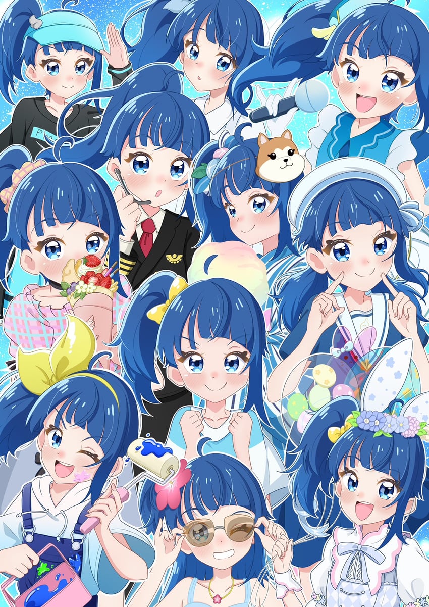 sora harewataru (precure and 1 more) drawn by akizora_(aki_precure)