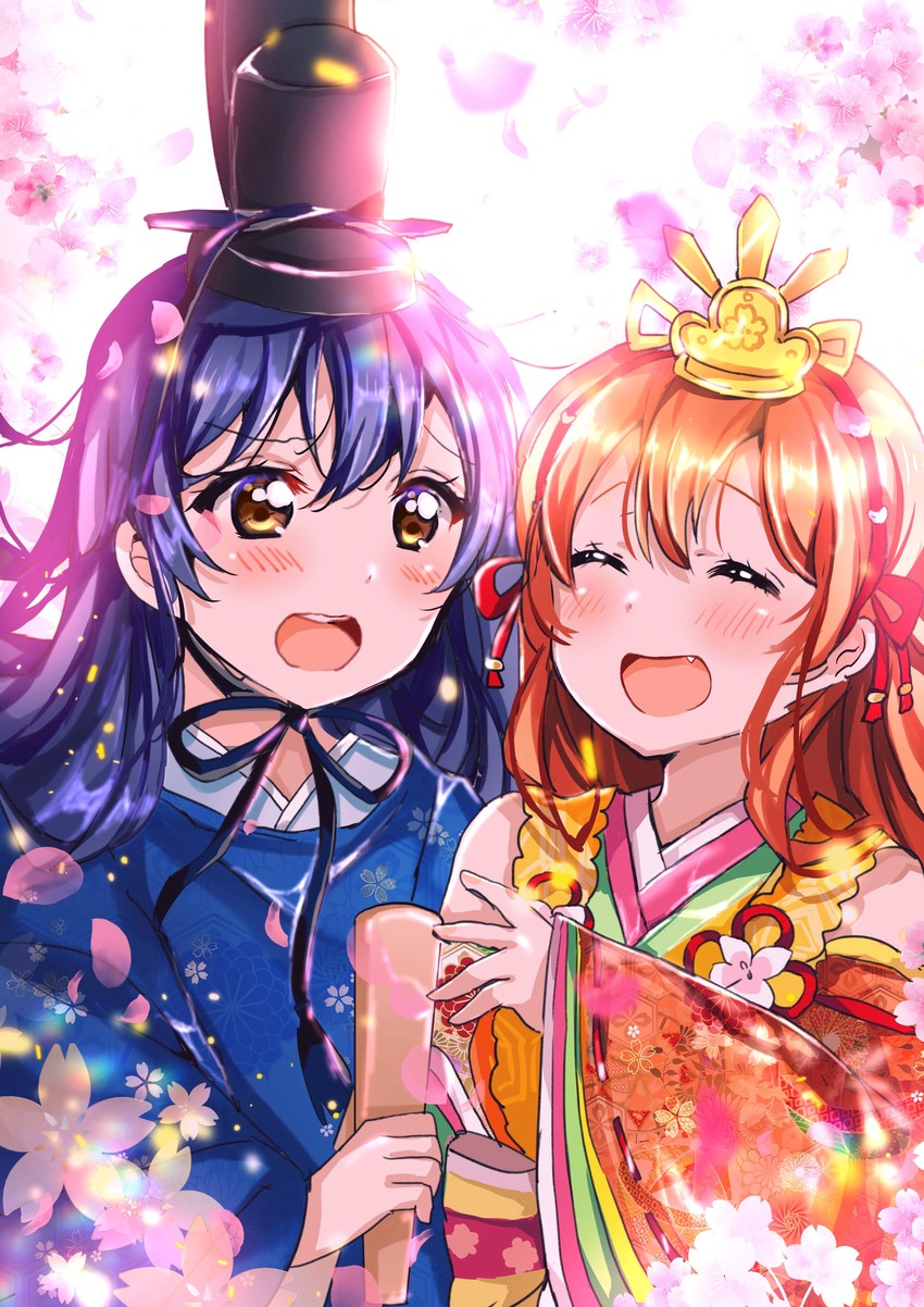 sonoda umi and hoshizora rin (love live! and 2 more) drawn by tukiwa_poyo