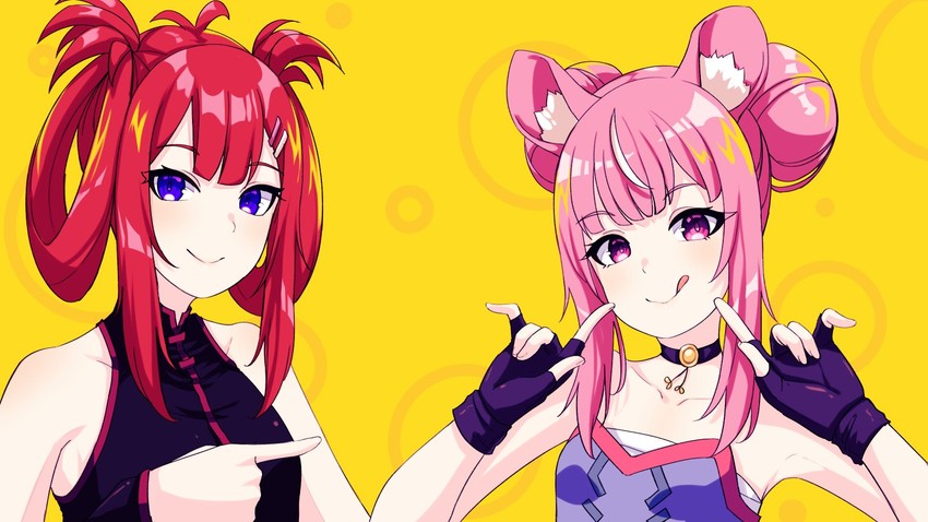 kani kanizawa and kirihime ria (atelier live and 1 more) drawn by valefal_coneri