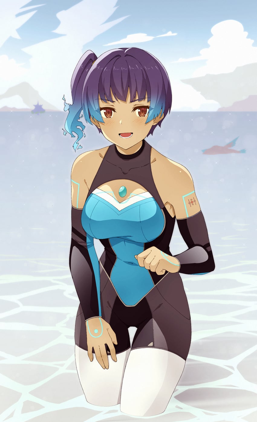sena (xenoblade chronicles and 1 more) drawn by mzrz