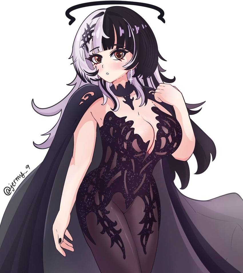 shiori novella (hololive and 1 more) drawn by jermy_9