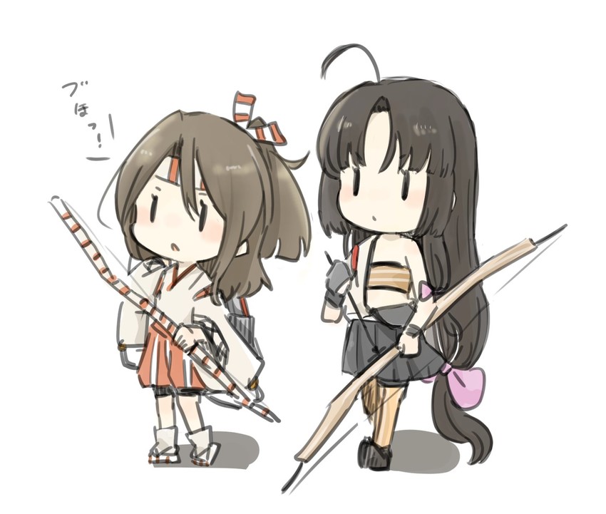 zuihou, fairy, and shouhou (kantai collection) drawn by hinata_hibari