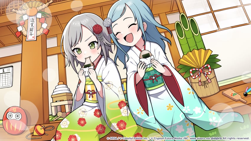 hinomori shizuku and hinomori shiho (project sekai) drawn by miz_(mizillustration)