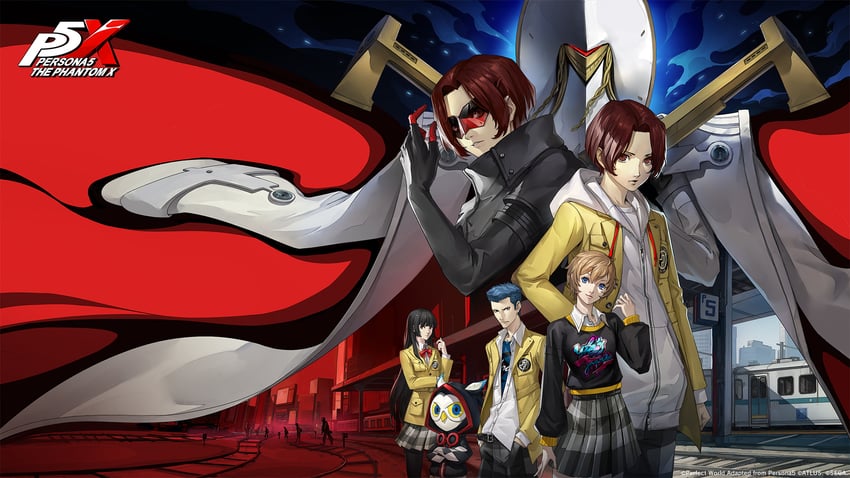 kamishiro nagisa, arai motoha, wonder, tanemura riko, lufel, and 2 more (persona and 2 more)
