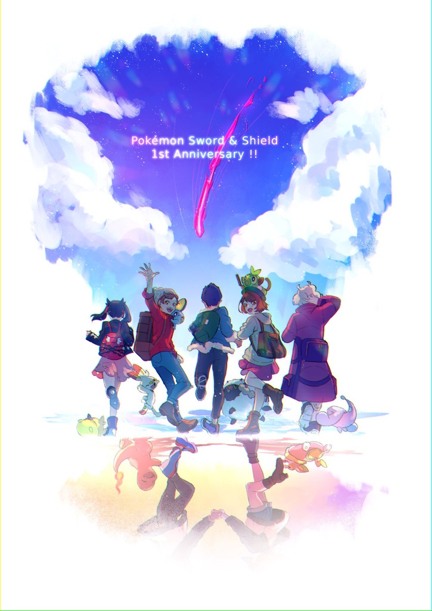 marnie, gloria, leon, sonia, morpeko, and 10 more (pokemon and 2 more) drawn by myattamyata