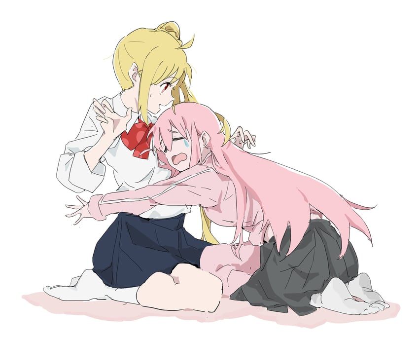 gotoh hitori and ijichi nijika (bocchi the rock!) drawn by dtmahotsukai