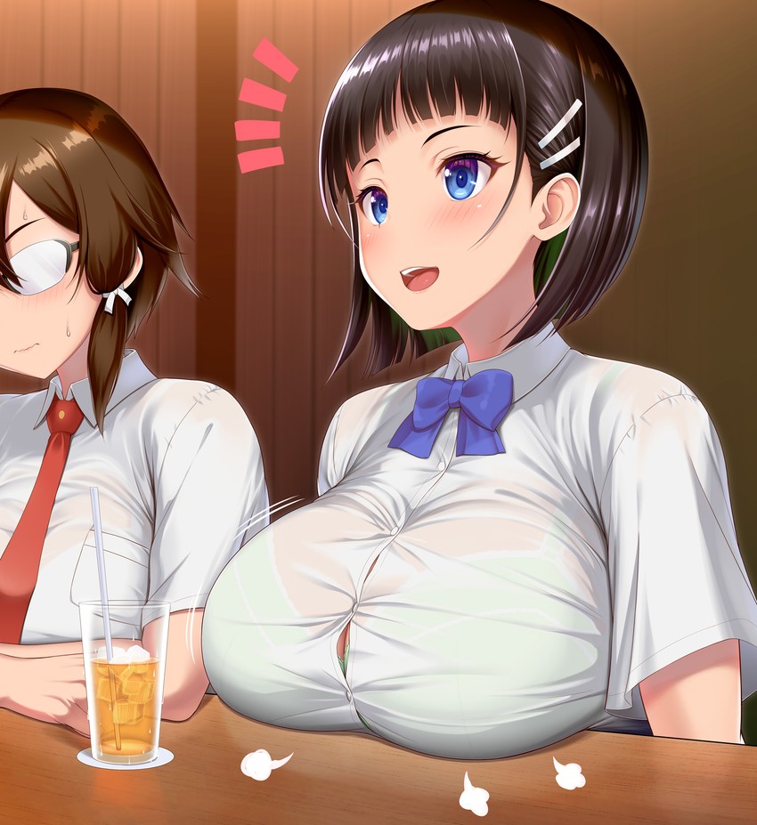 kirigaya suguha and asada shino (sword art online) drawn by kawase_seiki